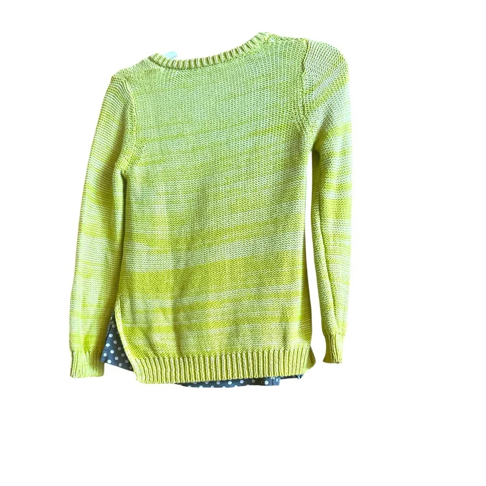 Anthropologie Field Flower green cotton