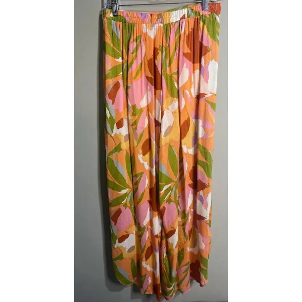 Lulu's‎ Floral Print Wide Leg Pants - Size Medium