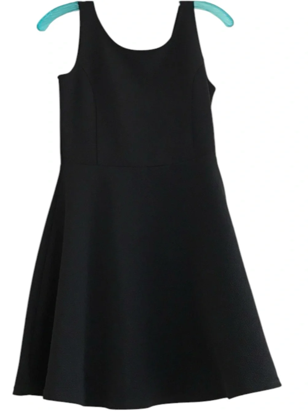 H&M Dress Black LBD Size 6 Pull Over Fit & Flare Sleeveless Popover Cocktail
