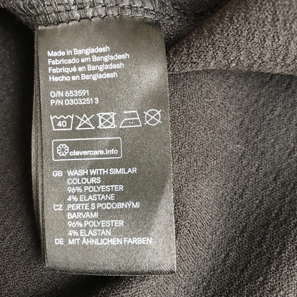 H&M black mini