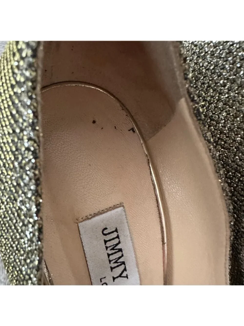 Jimmy Choo beautiful gold
