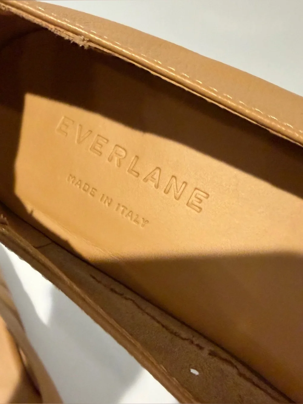 Everlane classic tan