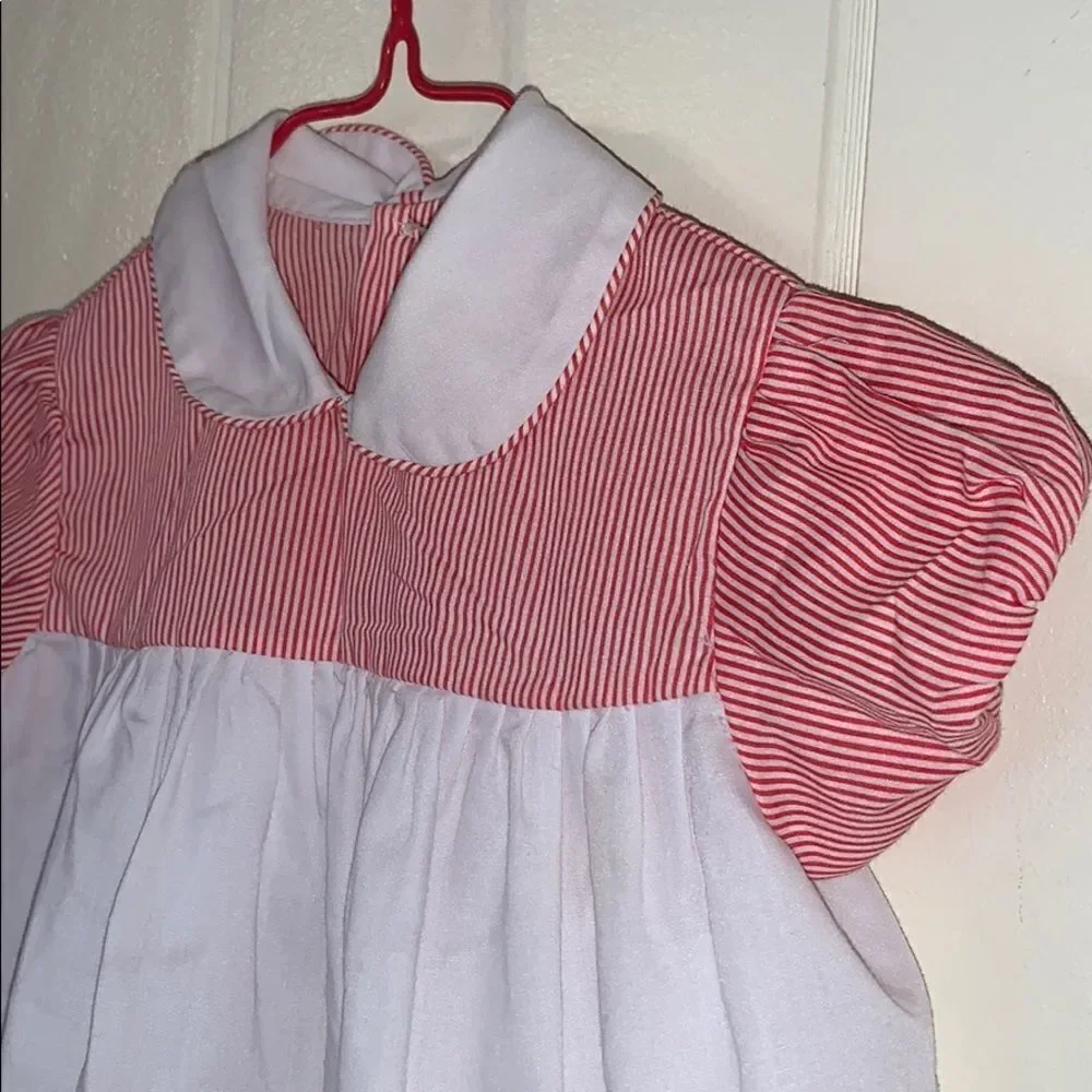 Vintage red white