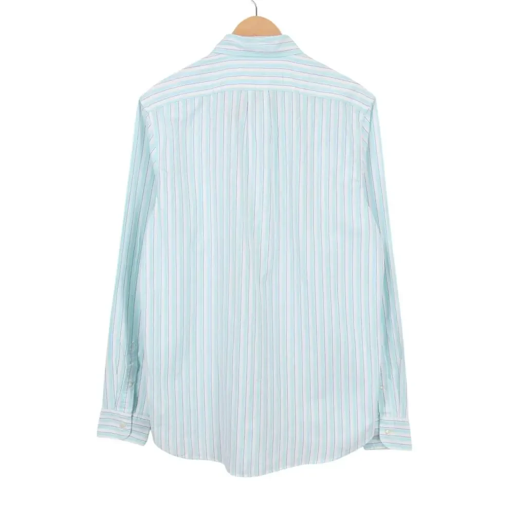 J.Crew Men's Classic Broken-in Organic Cotton Oxford Stripe Shirt Medium T NWT