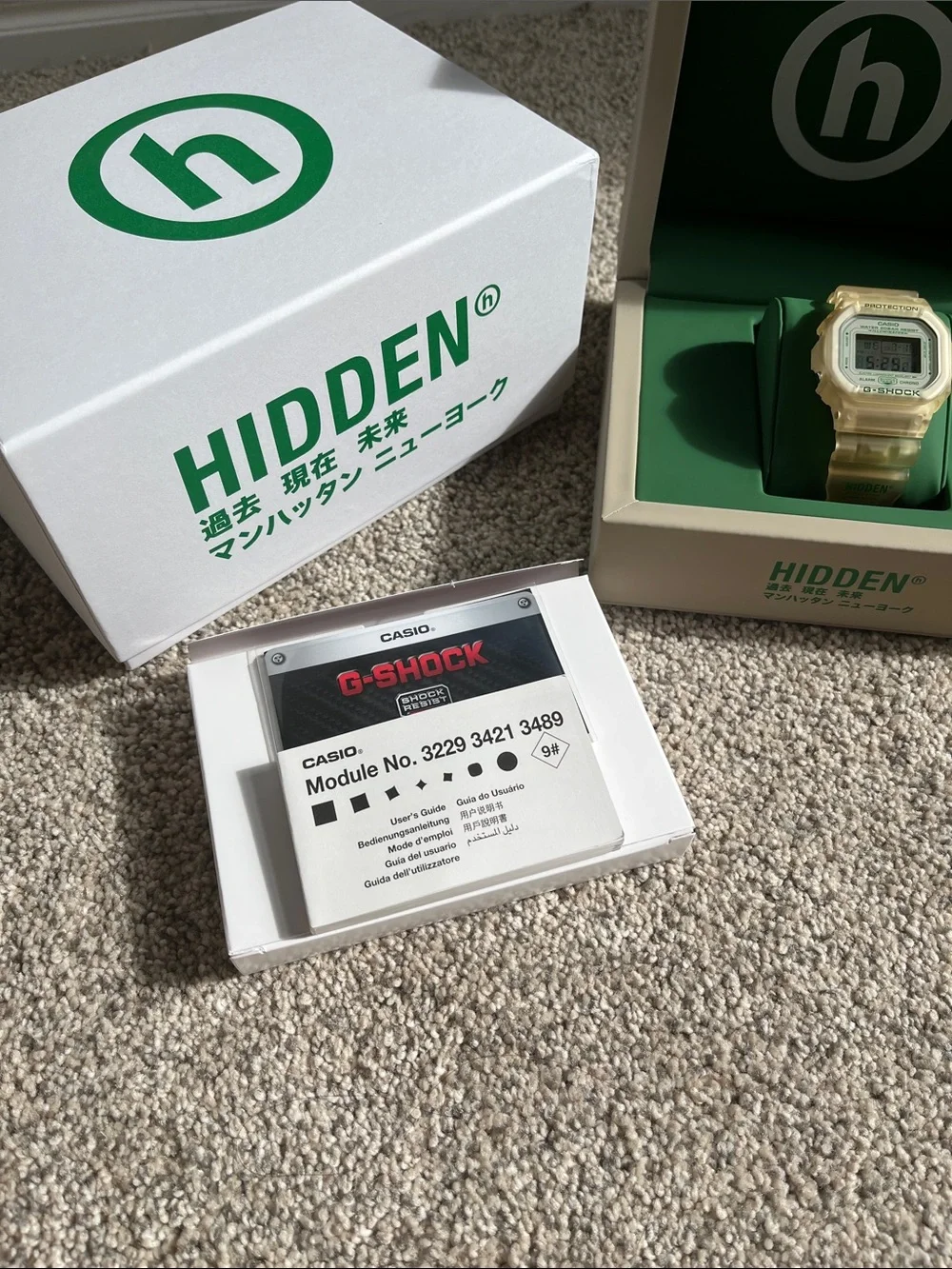 Casio shock hidden
