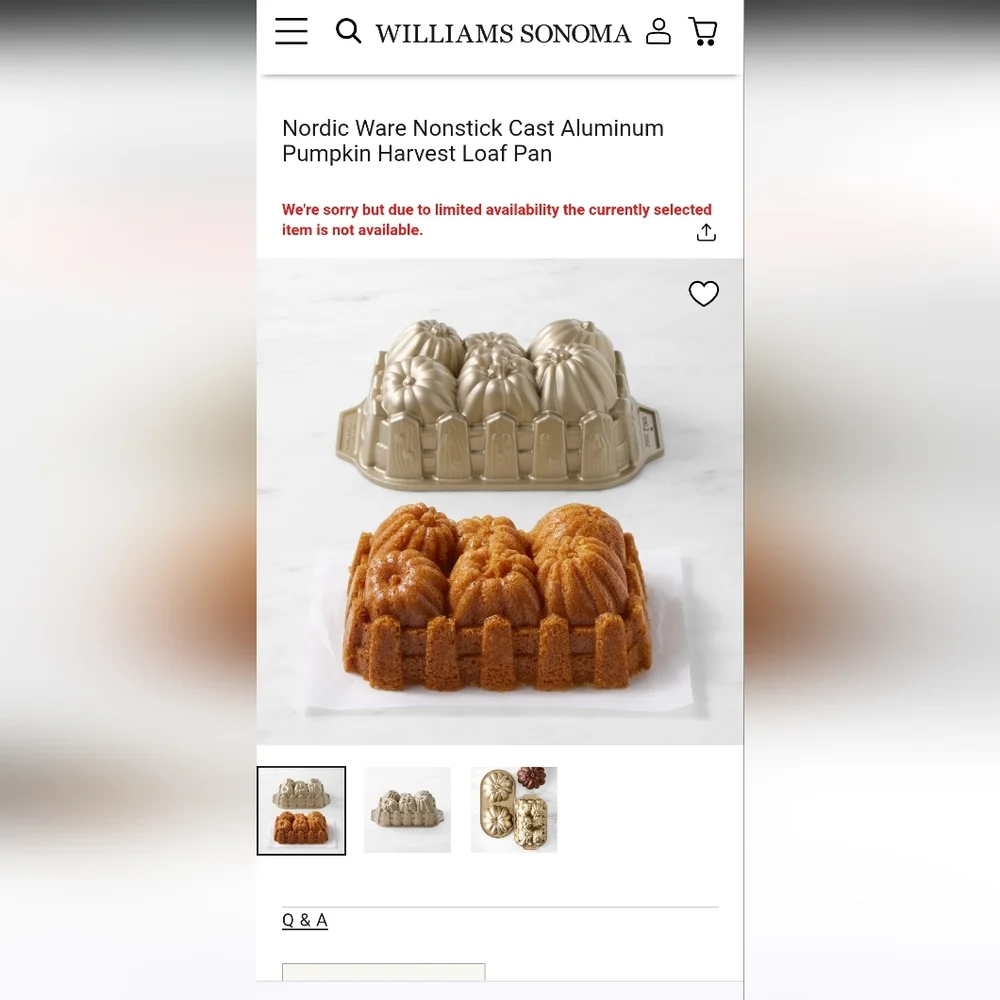 Nordic Ware williams sonoma