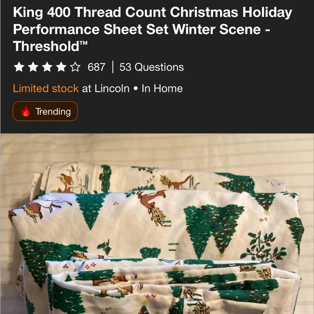 Threshold charming sheet