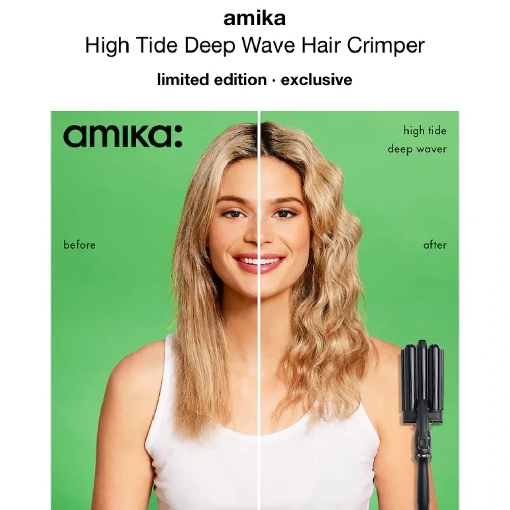 BNIB Amika beach waver