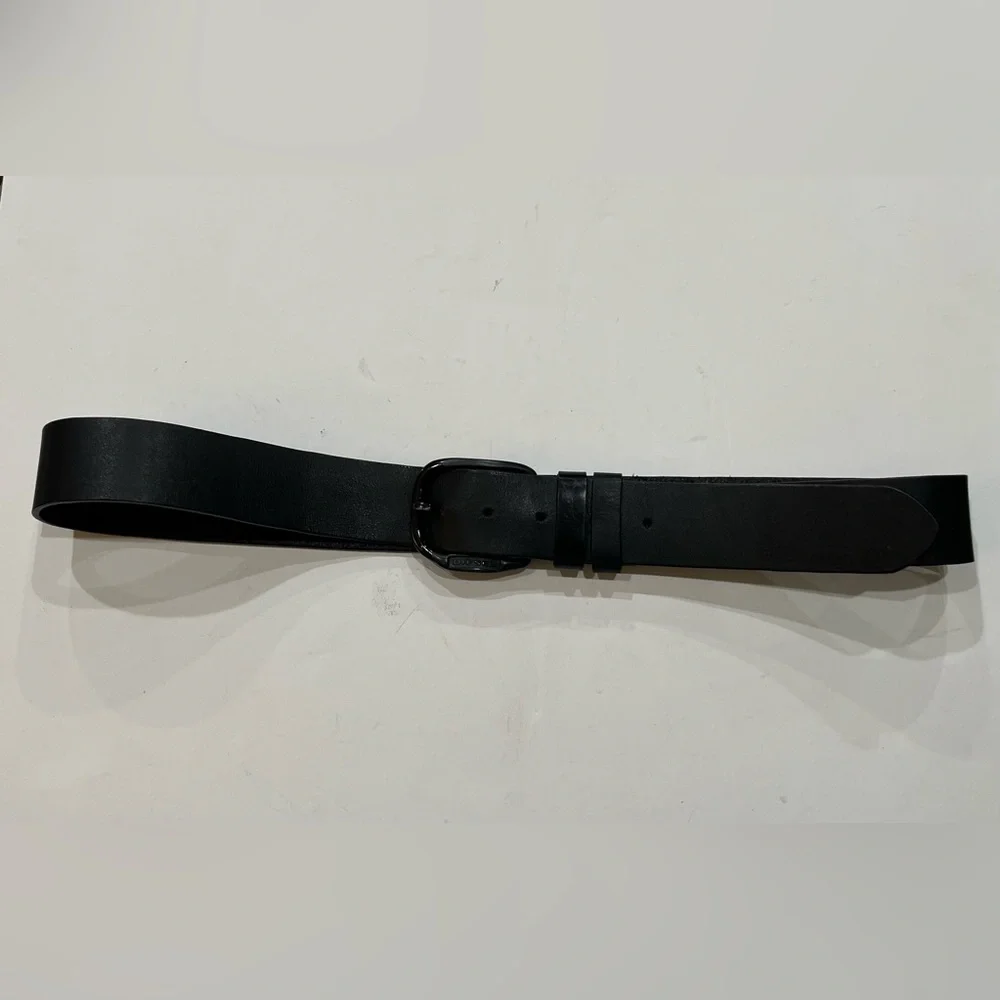 Diesel black leather