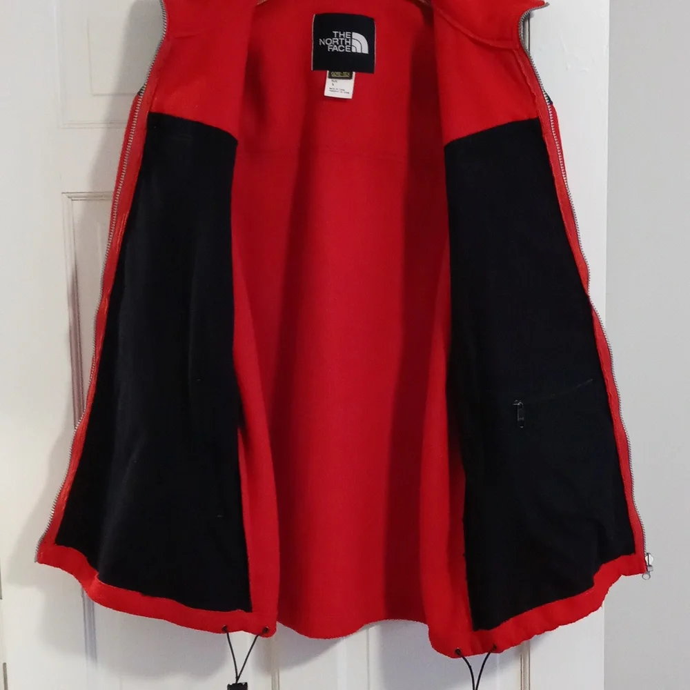 🌬VTG The North Face🌬 - Red/Black Denali Gore-Tex Windstopper Fleece Jacket