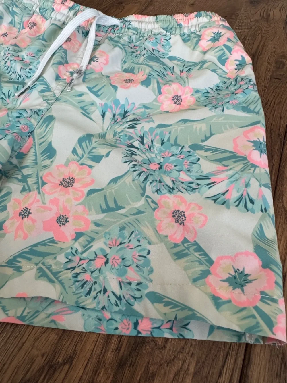Chubbies The Veranda Nights Palm Leaf Swim Trunks Built In Briefs Size S 8 9