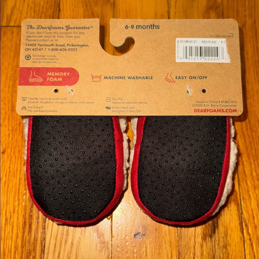 dearfoams nwt baby