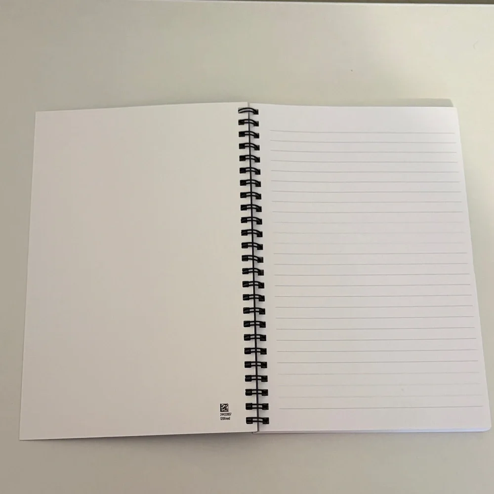 wtf notebooks blue spiral
