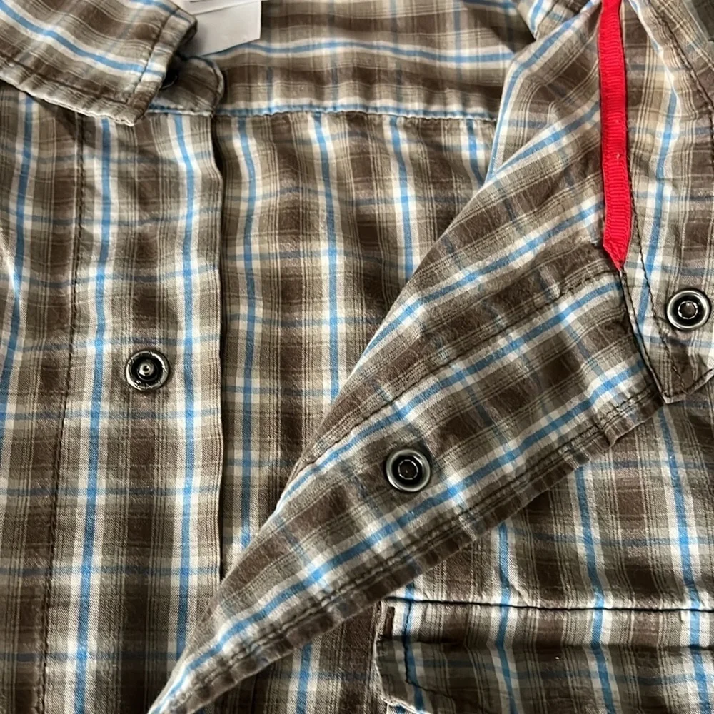 North Face Plaid Button Down Shirt Size XL