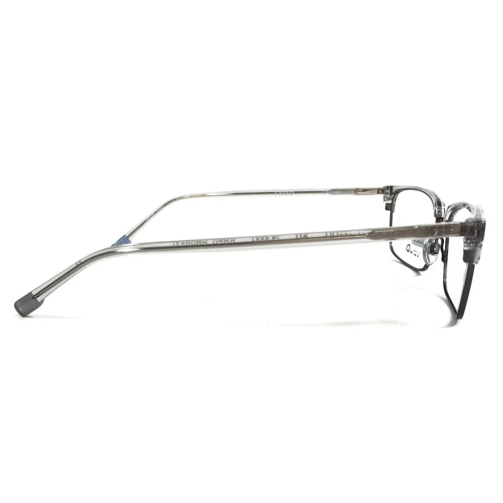 IZOD Eyeglasses Frames IZ2091 GREY CRYSTAL Rectangle Full Rim 56-17-150