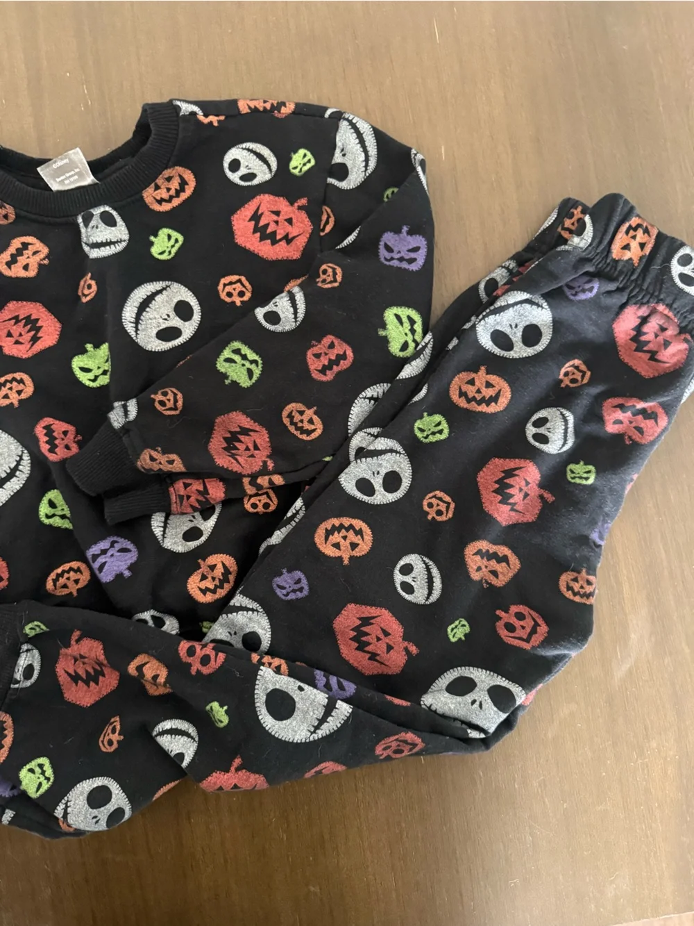 Disney Nightmare before Christmas Halloween Jack-O'-Lantern & Skull