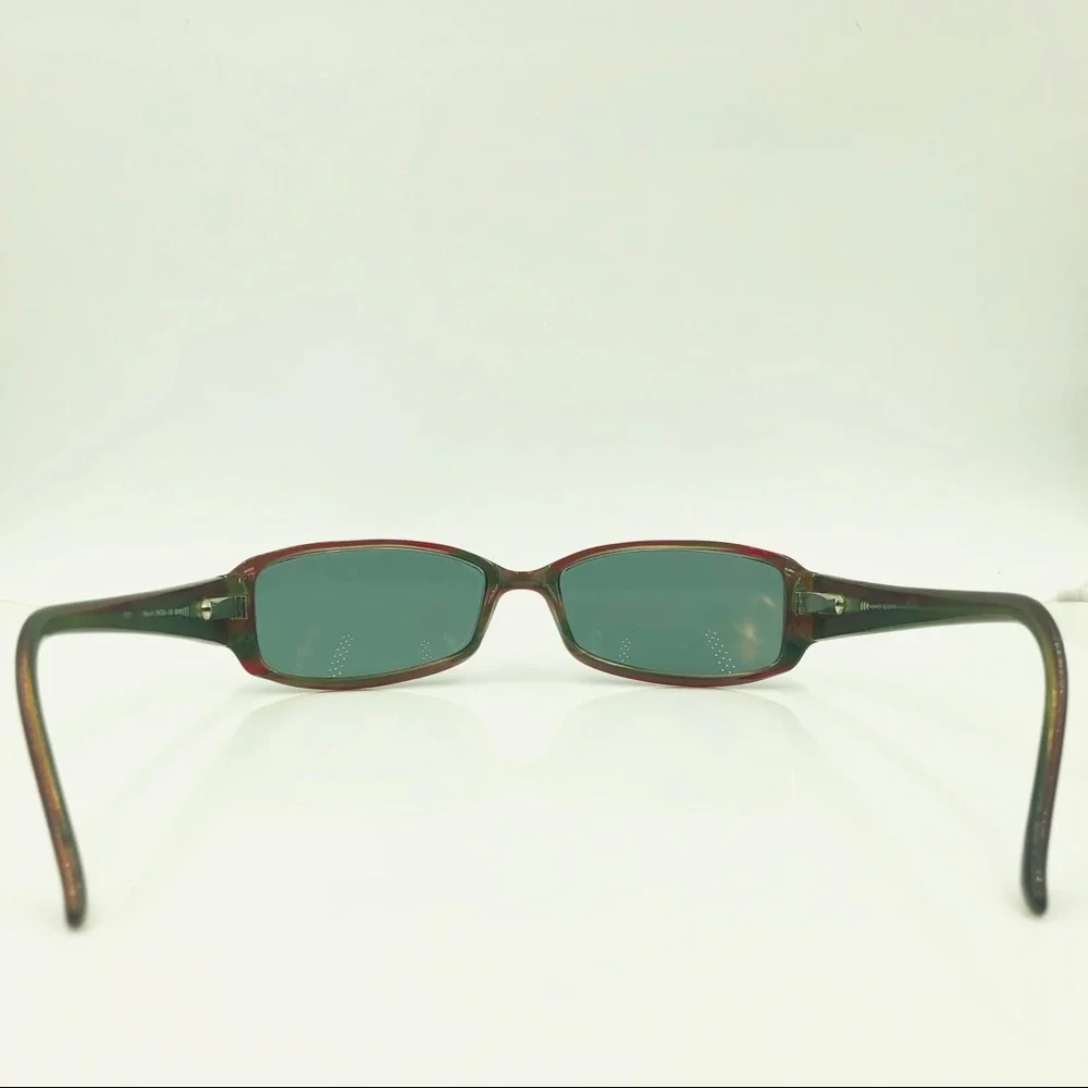Sigrid Olsen Red Oval Sunglasses Frames