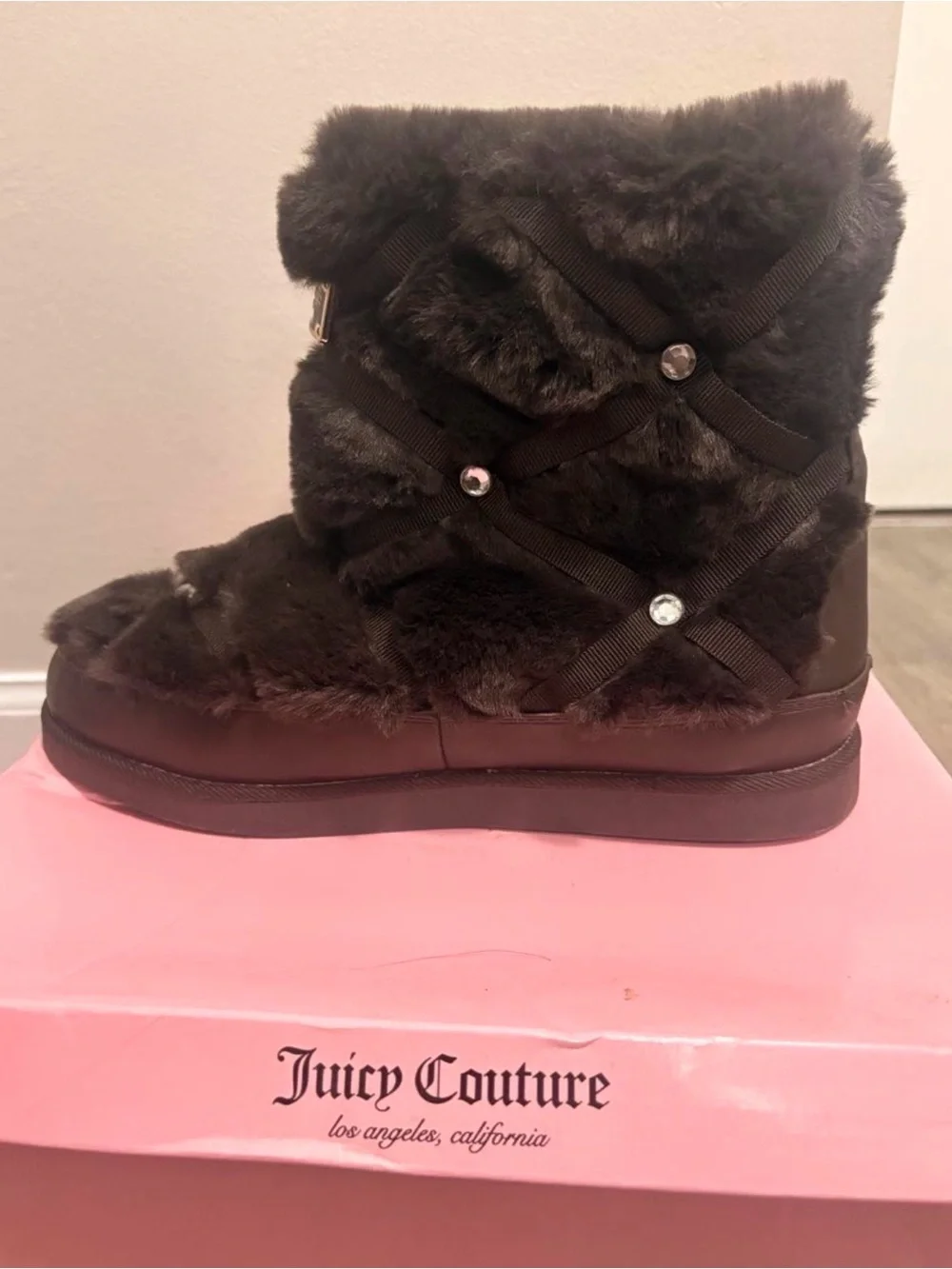 Juicy Couture plush faux