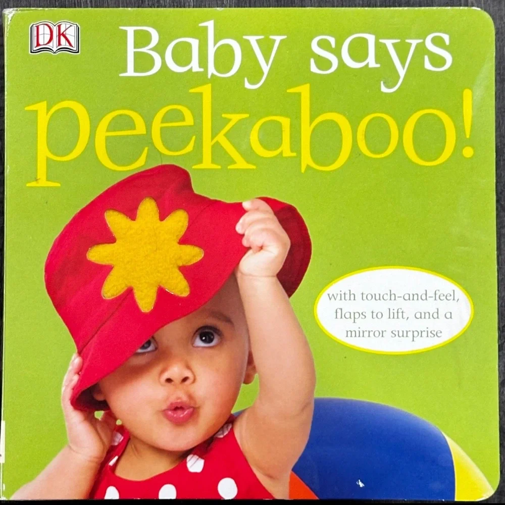 💞 “Baby Says Peekaboo!” Lift-The-Flap Multi-Textured Baby Board Book