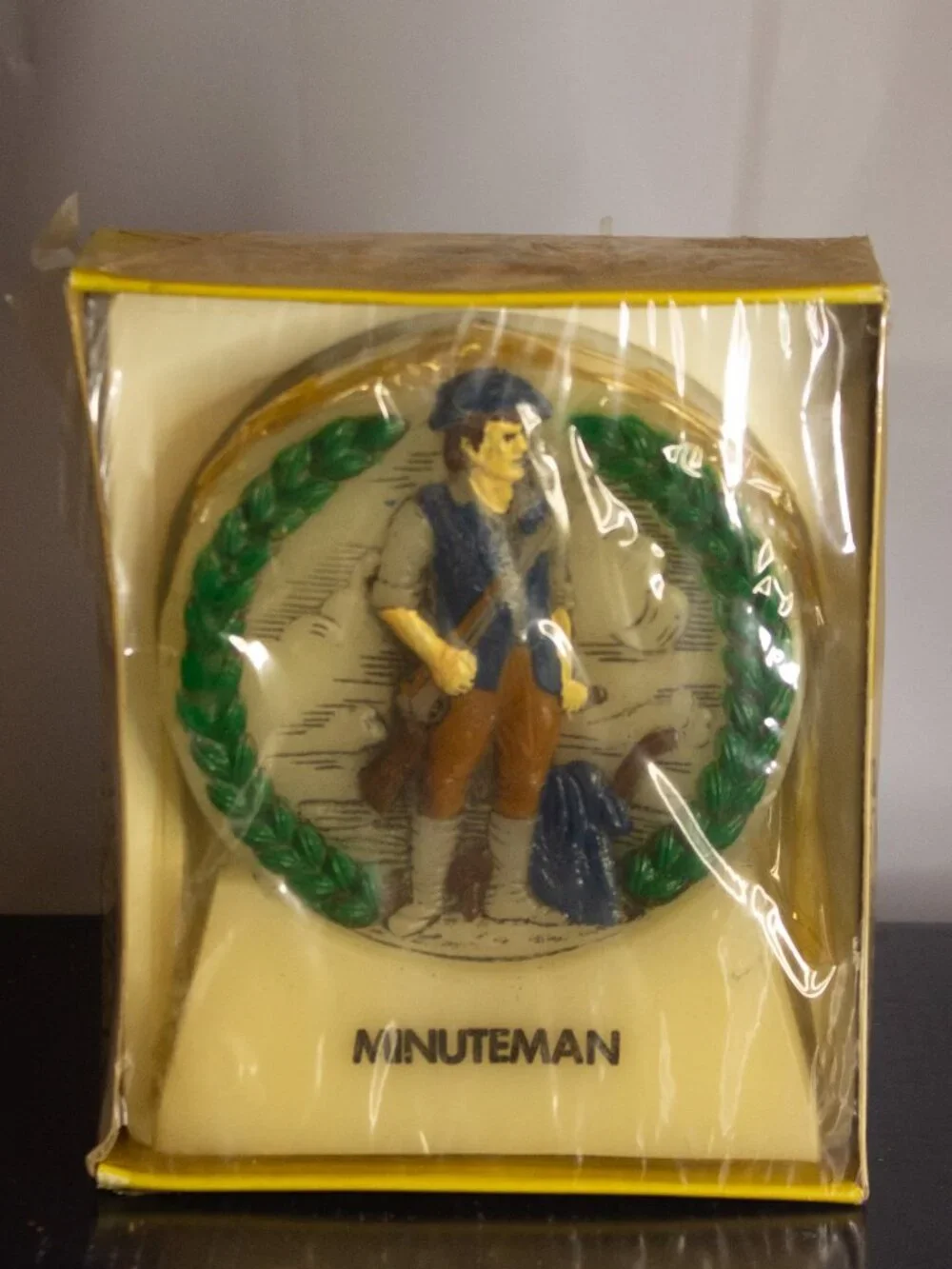 America's Heritage Candle Collection Vintage Minuteman New Old Stock 1970s Decor
