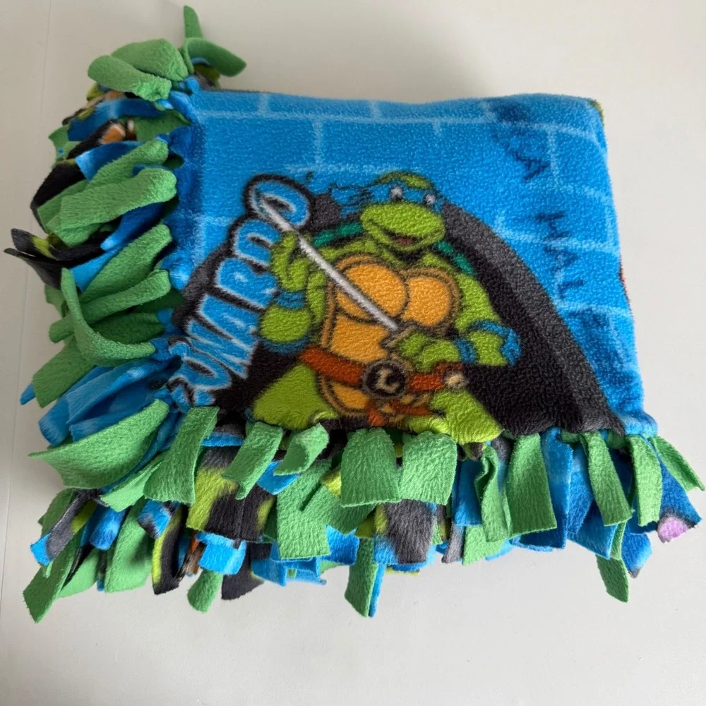Handmade fleece tie