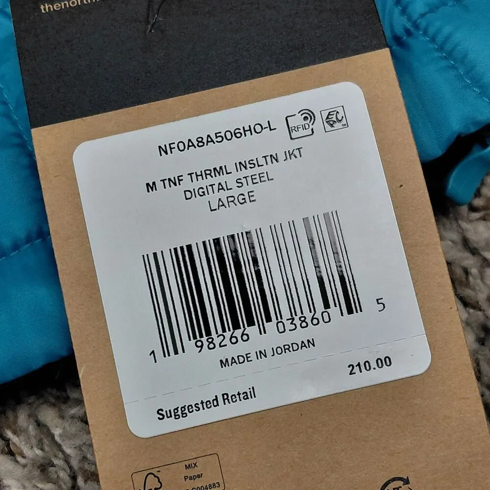 The North Face new tags