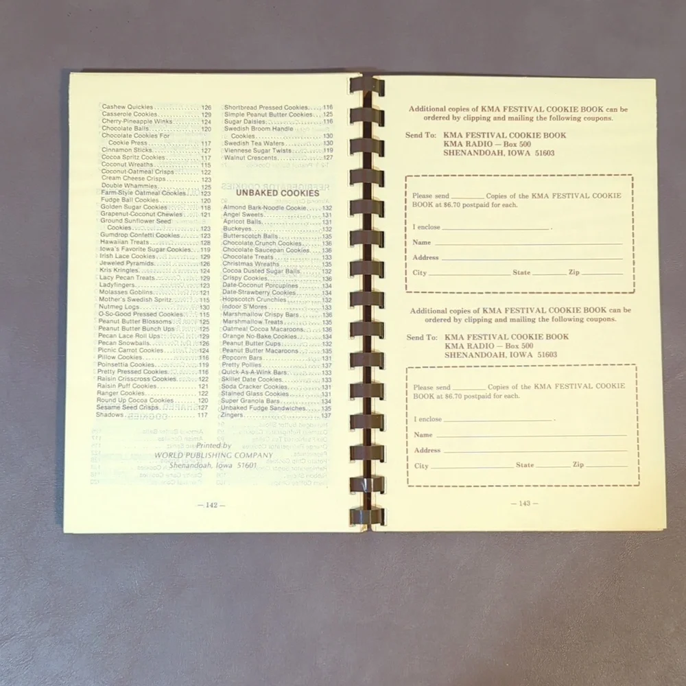 N/A spiral cookbook