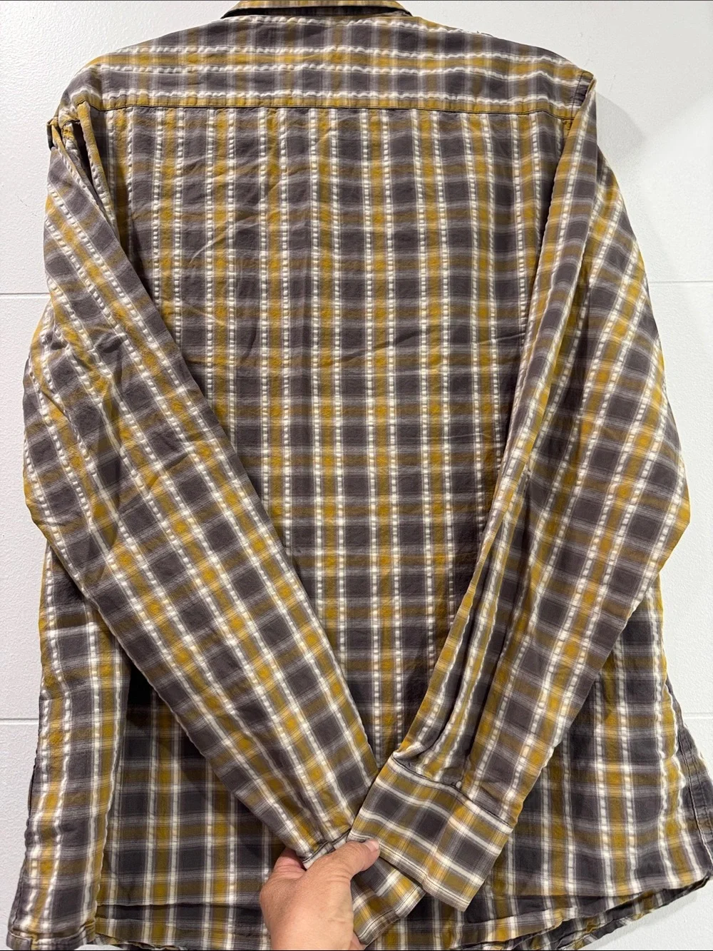 Banana Republic lightweight plaid