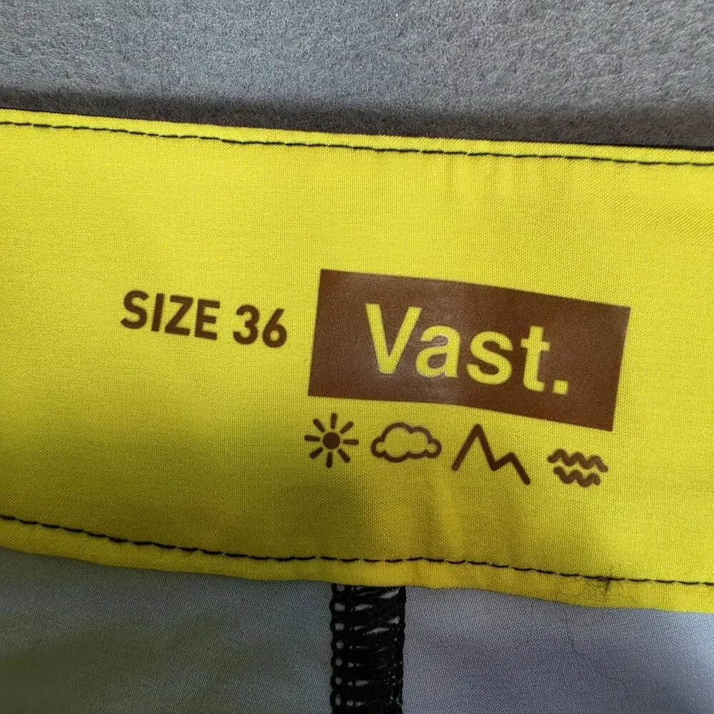 VAST Copper Series Board Shorts Men's Size 36 Color Block Surf Swim Trunks NWT