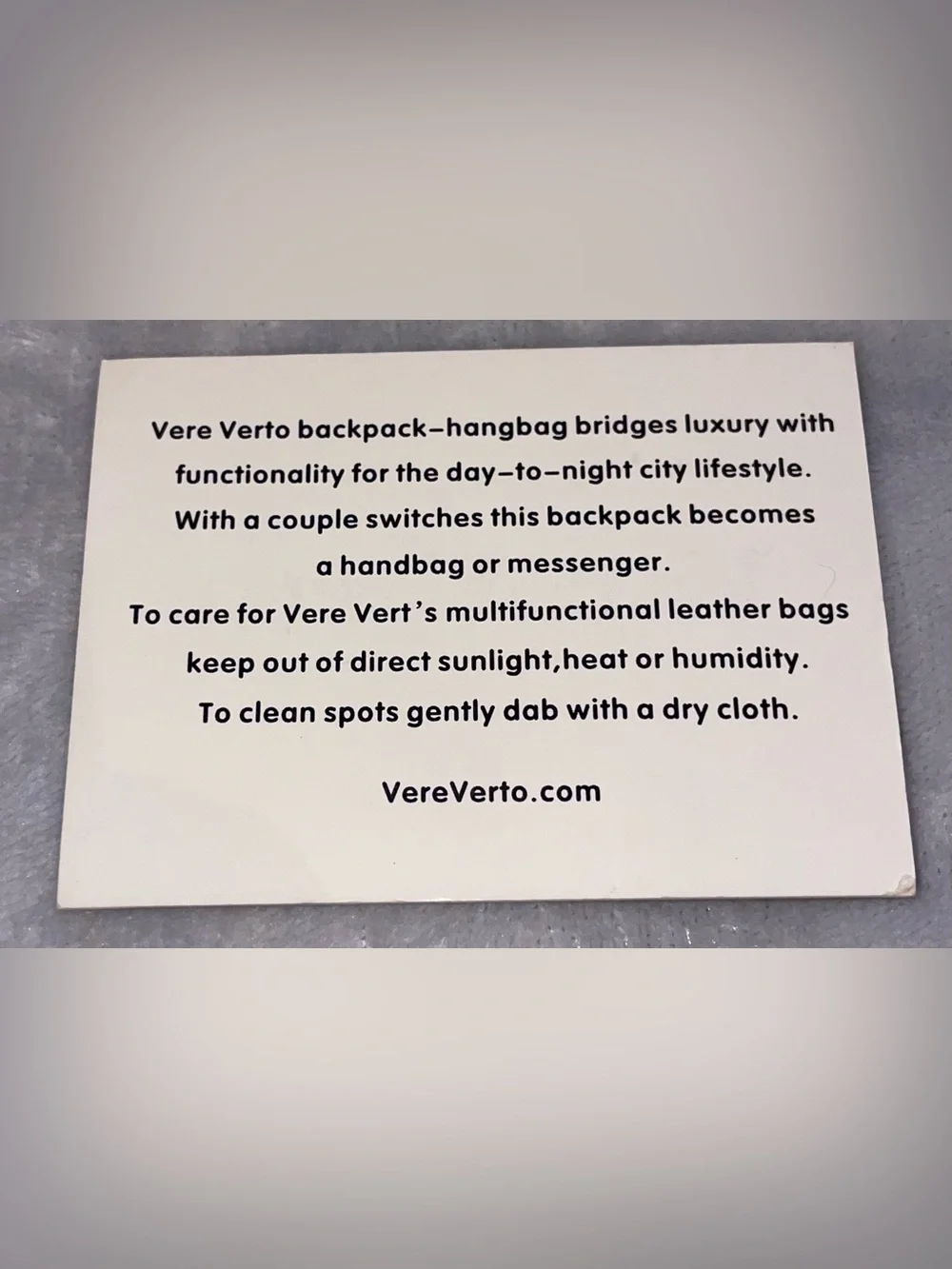VereVerto brand new