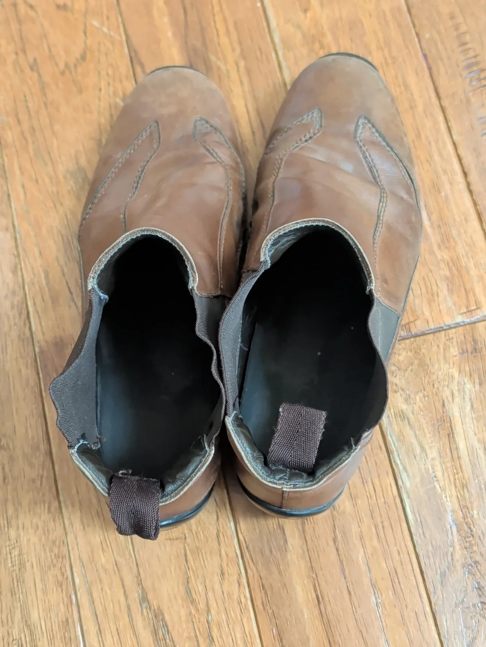 Tods Brogue Men's Brown Leather Chelsea Boots