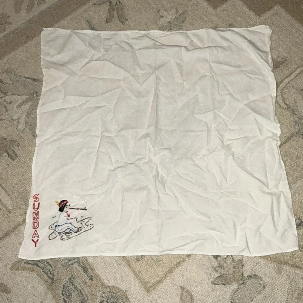 Vintage‎ Little Indian Tea Towel TRANSFER Pattern 