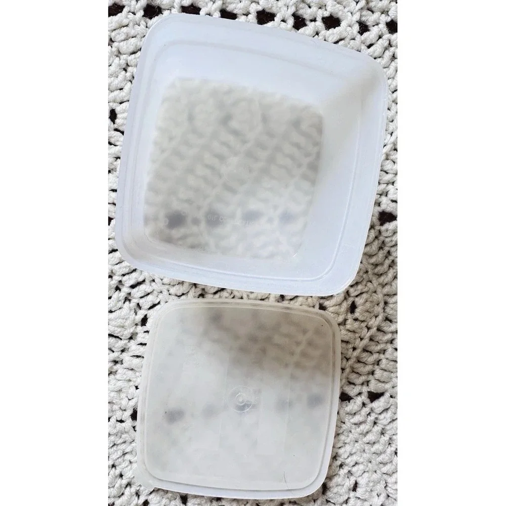 Vintage Mobil Oil Promo Plastic Container Translucent‎ Shop Storage