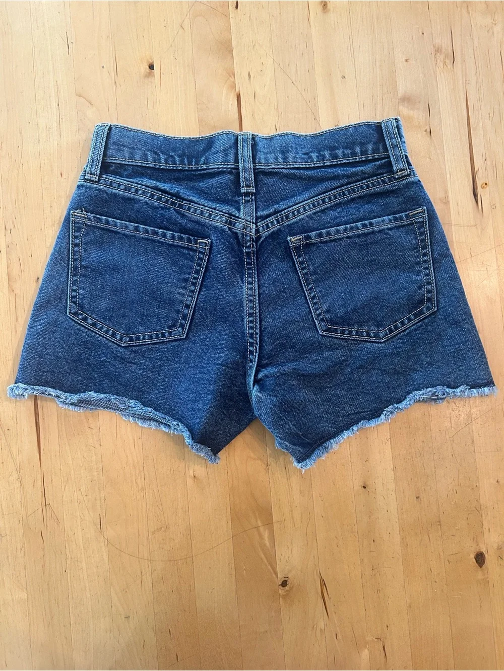 Old Navy Girls High Rise Button Fly Denim Cutoff Shorts Size 10