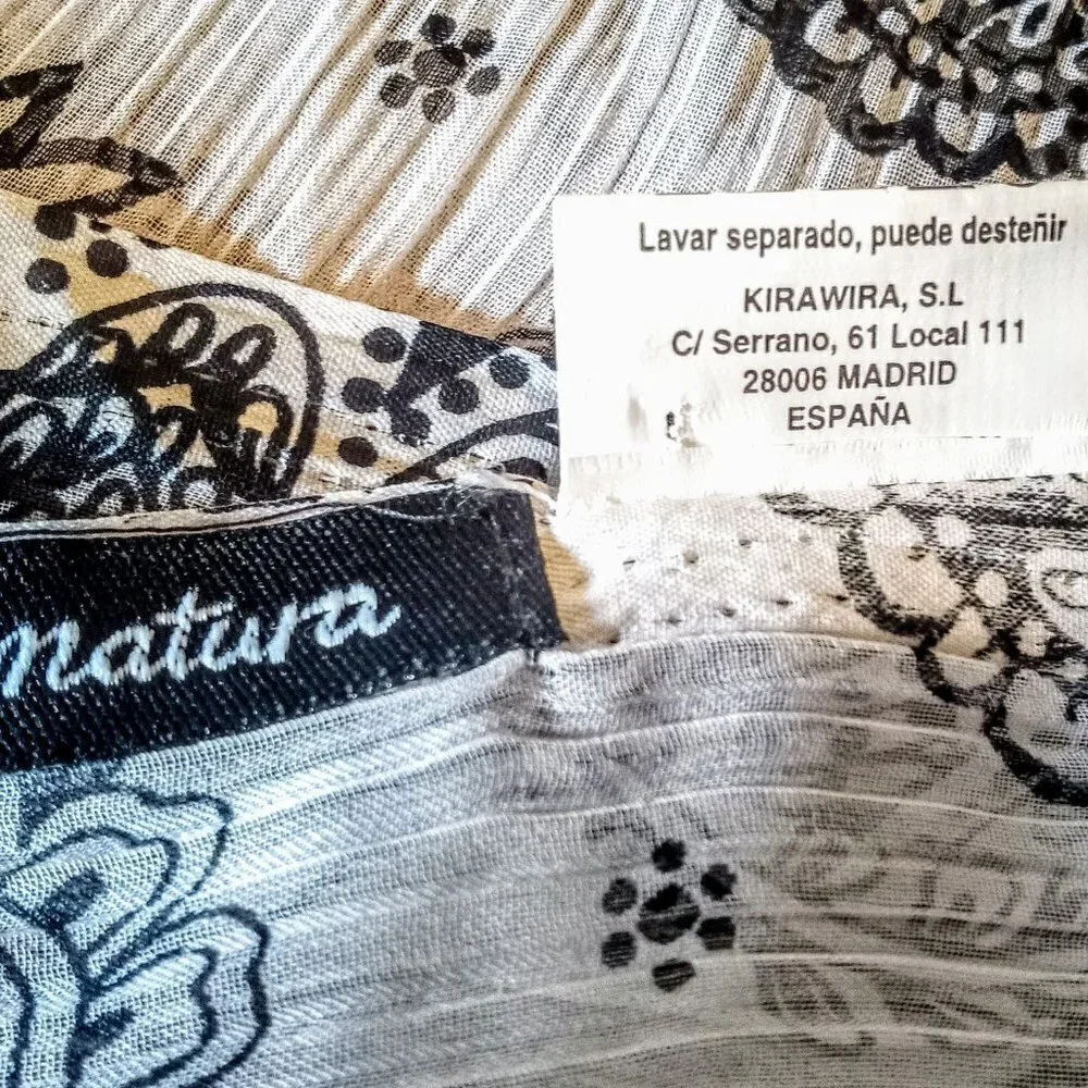 Natura Kirawira sheer oblong
