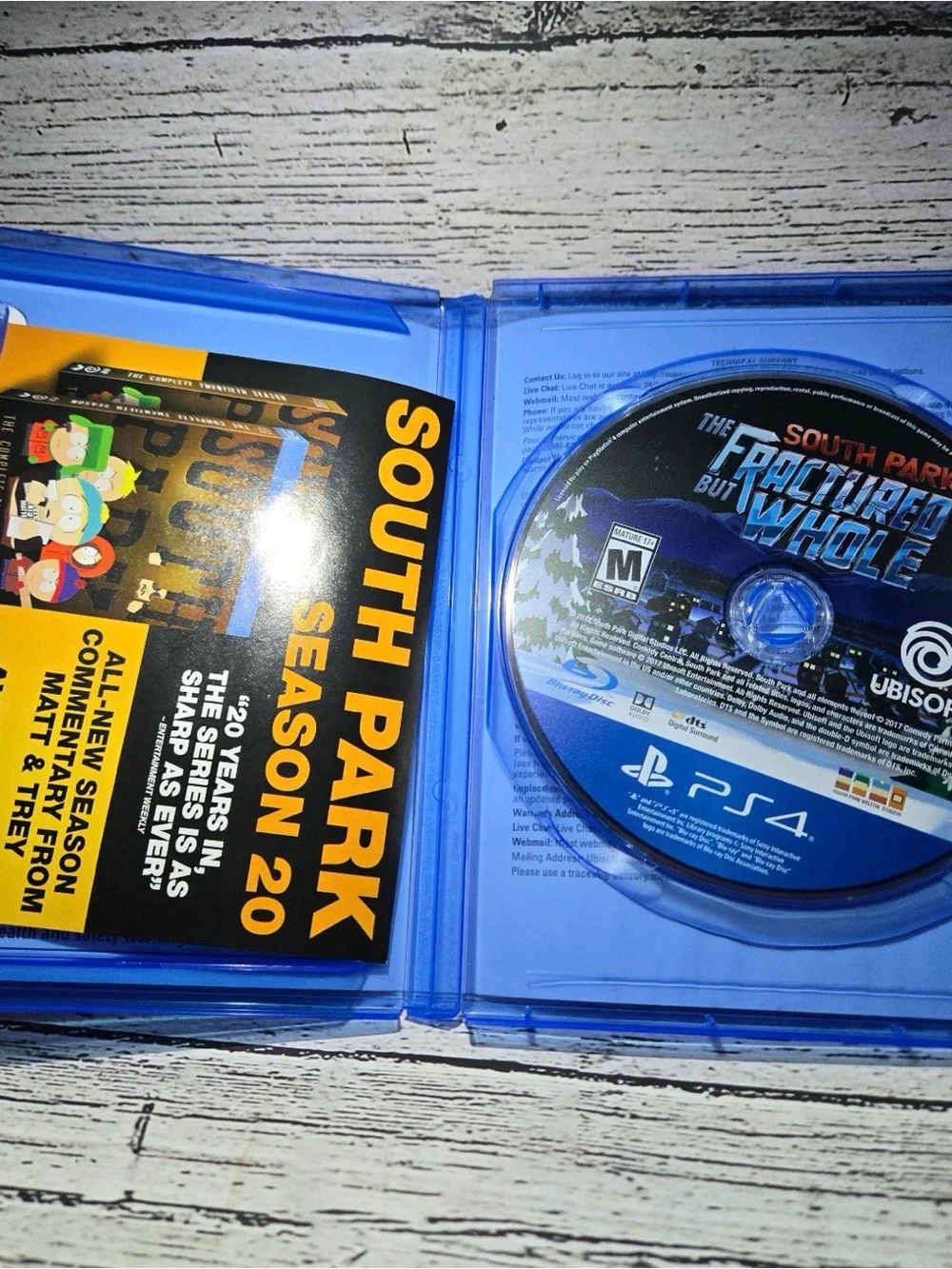 South Park: The Fractured But Whole Sony Playstation 4 PS4 Complete Video Game