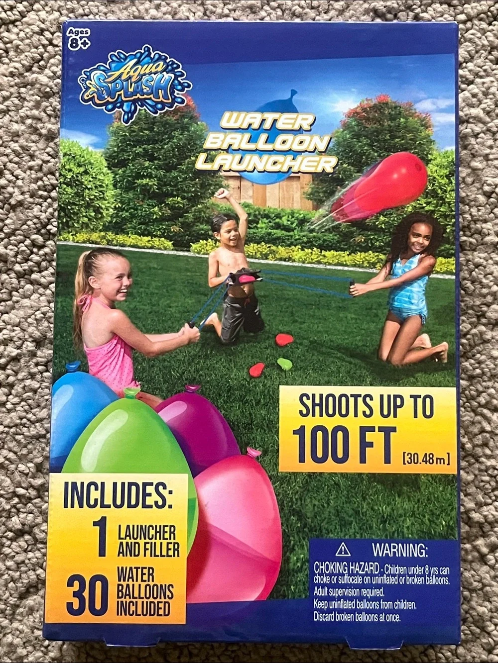 Aqua Splash Water Balloon Launcher & Balloons