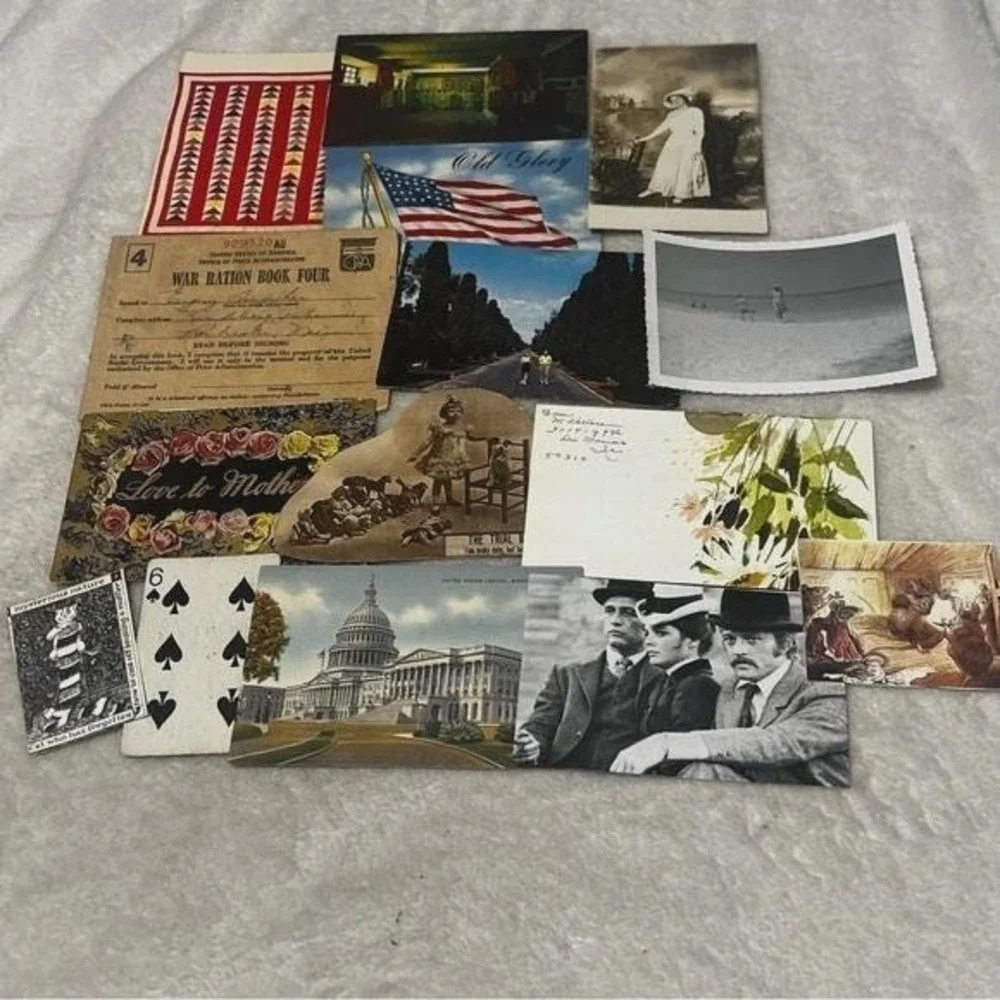 Unique Vintage journals ephemera paper