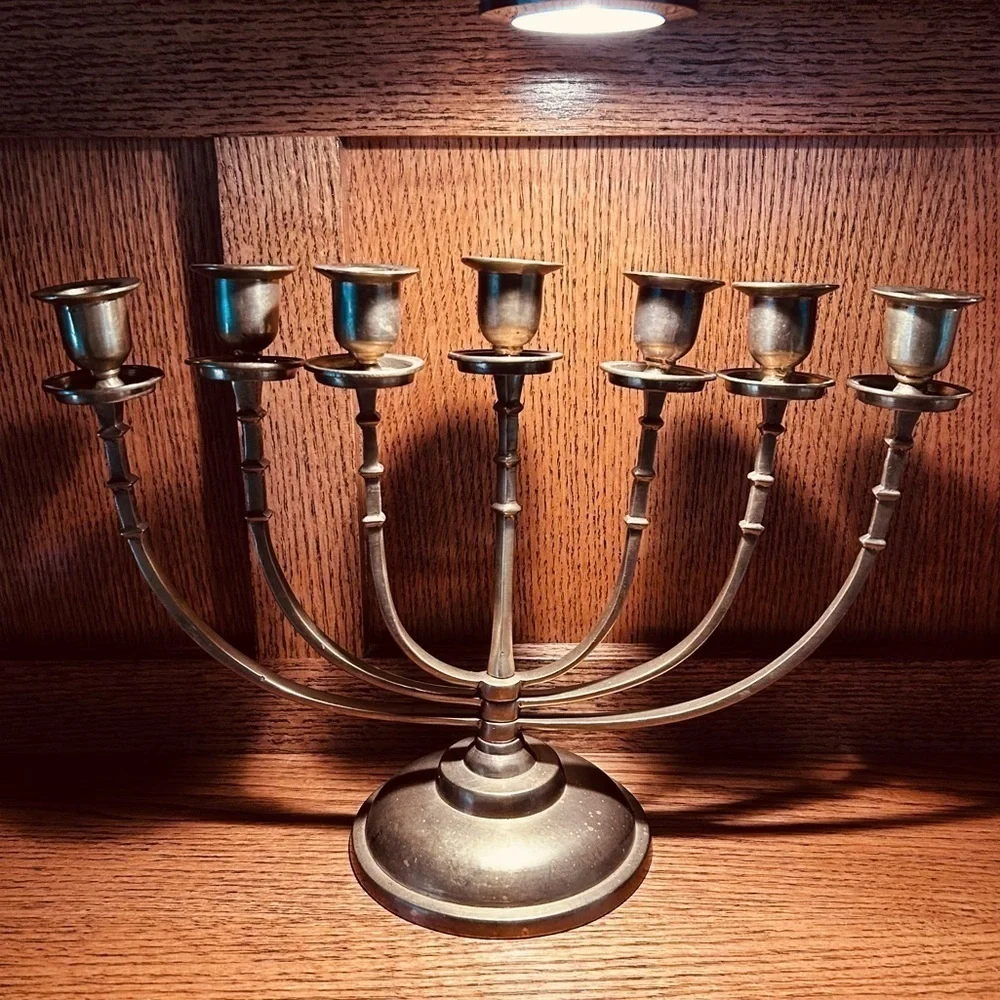 Vintage solid brass
