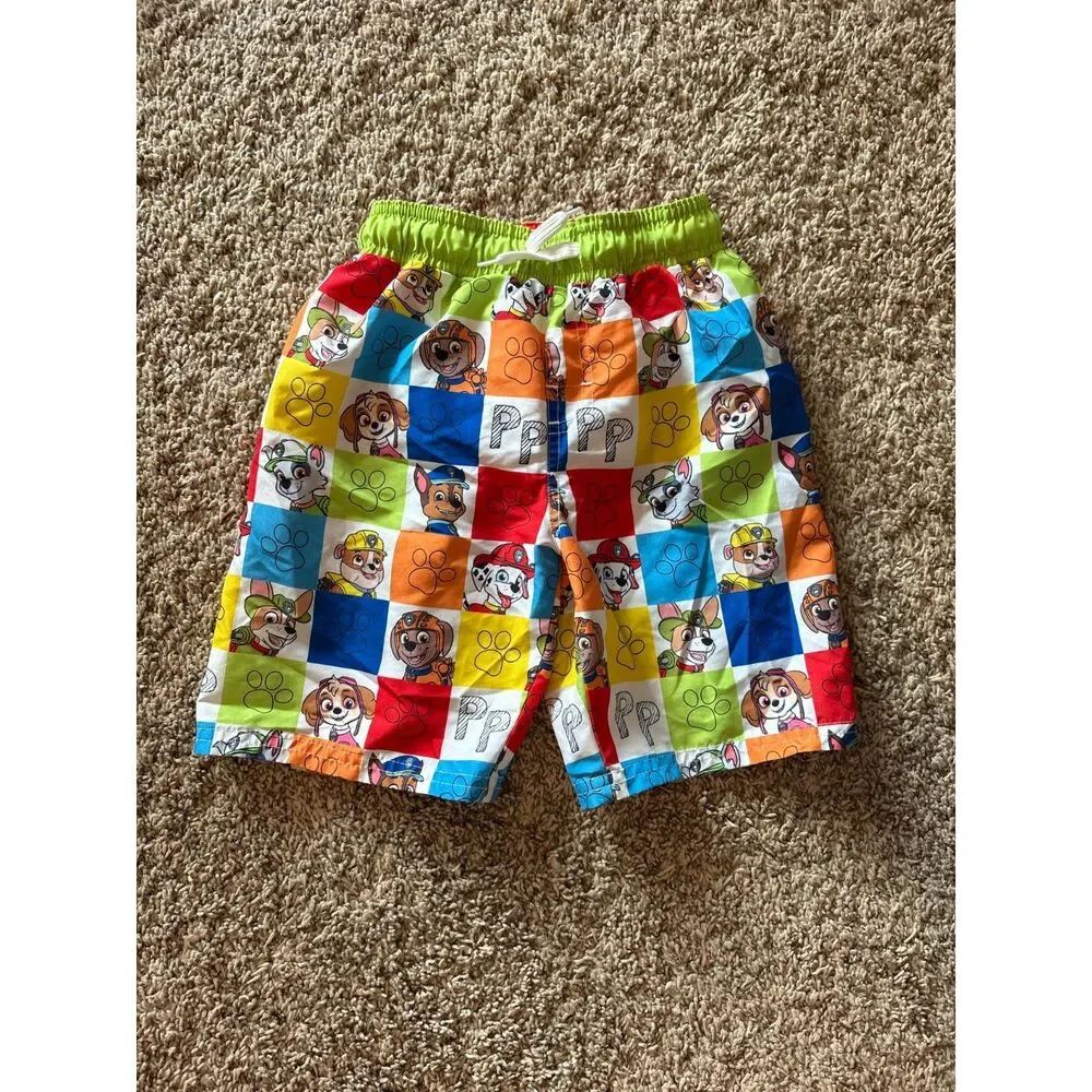 Paw Patrol colorful swim trunks