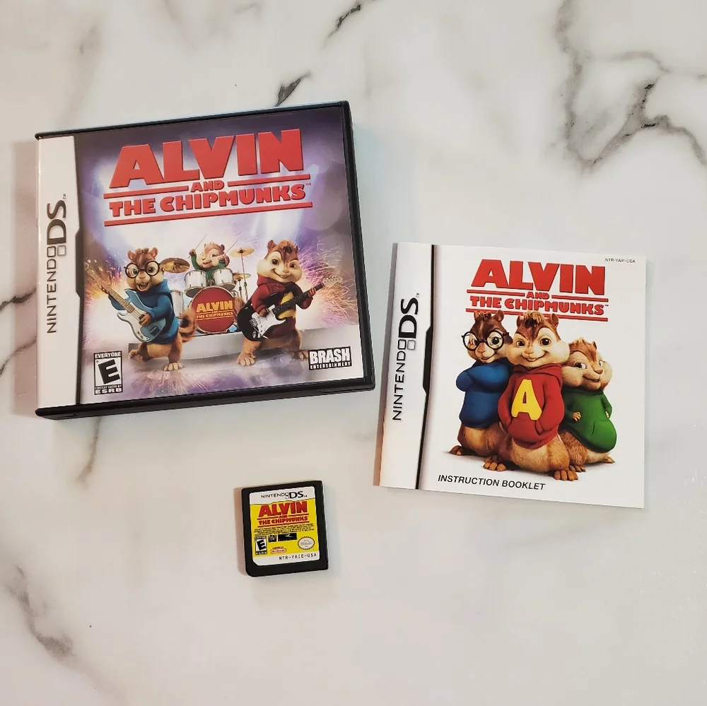 Alvin and the Chipmunks Nintendo DS Video Game  *TESTED*