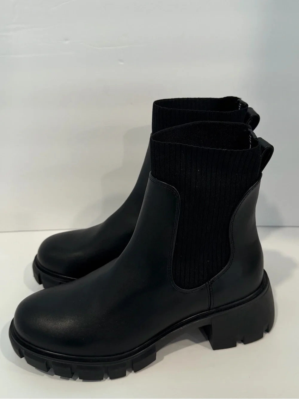 Steve Madden Hutch Black Ankle Boots Women's US 7.5