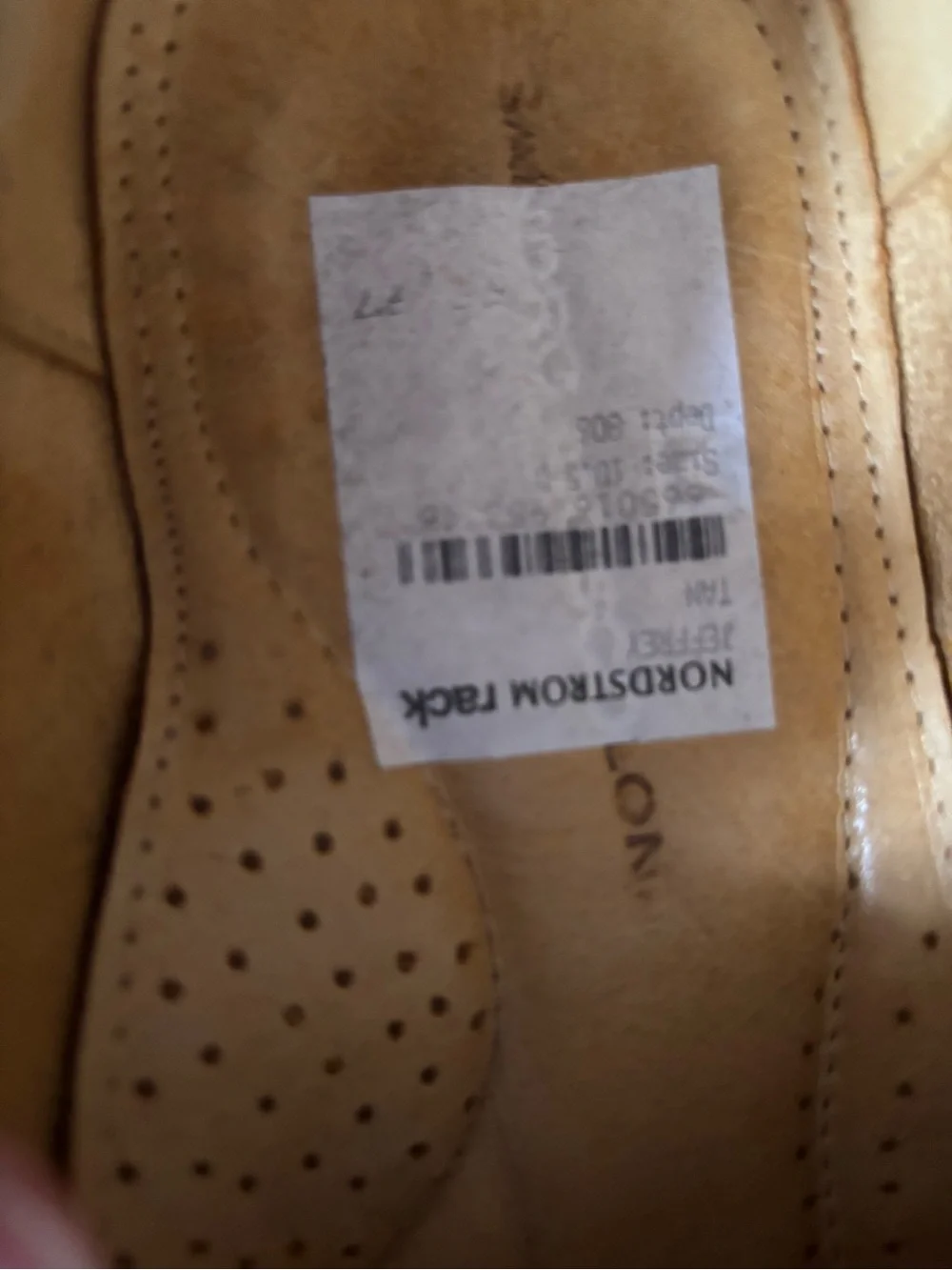 Nordstrom Rack tan leather