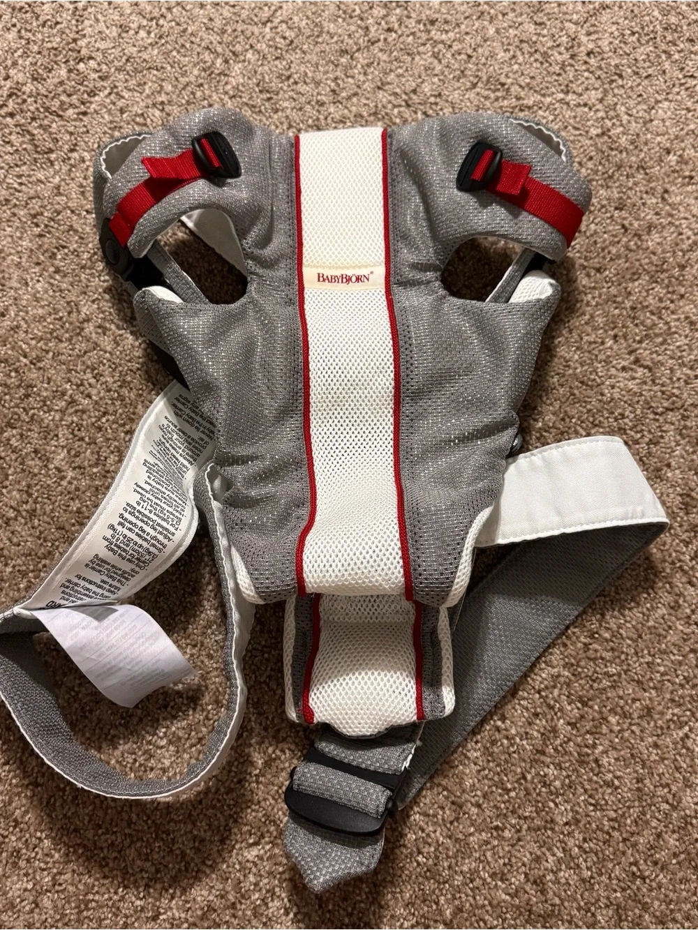 BabyBjorn gray white