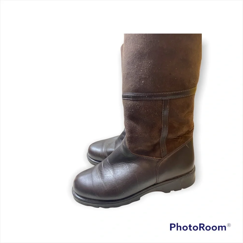 La Canadienne Shearling Boots - Cozy Waterproof Winter Boots Size 8