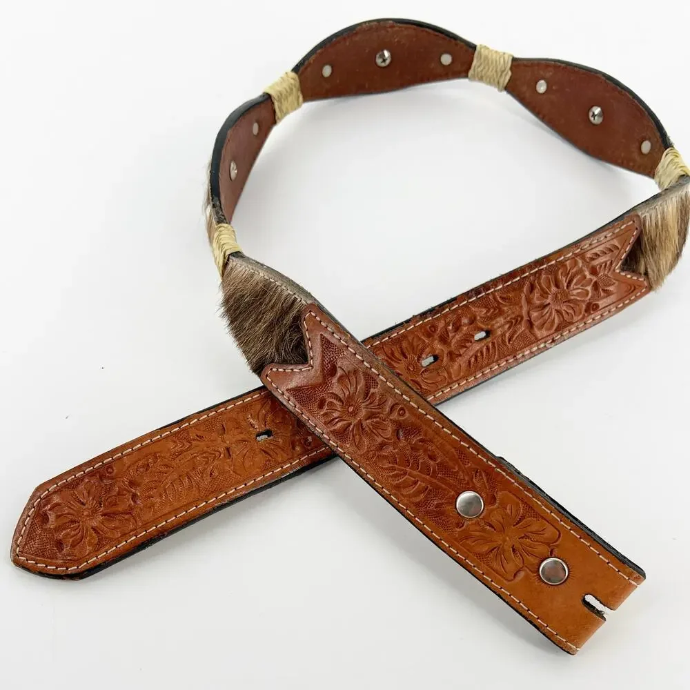 Montana Silversmiths snapped belt scalloped