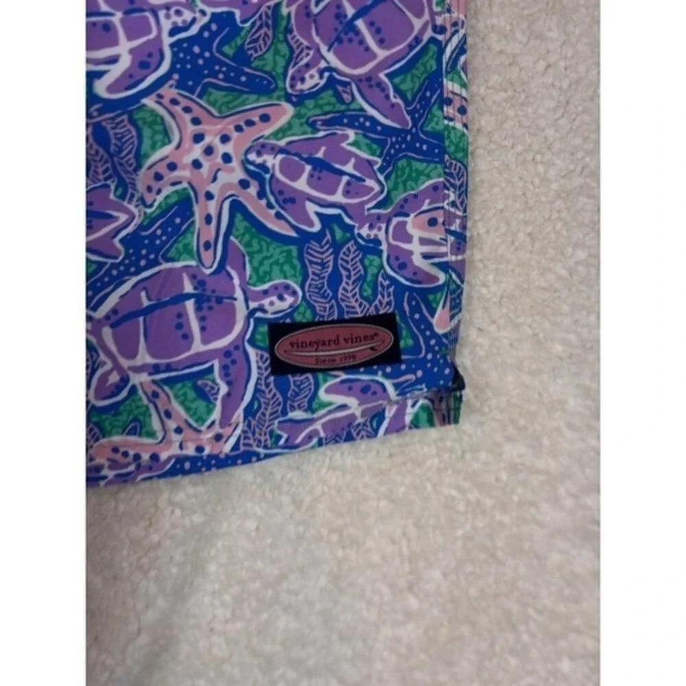 Vineyard Vines Swim Trunks Shorts Mens XL TG Turtle Starfish Print