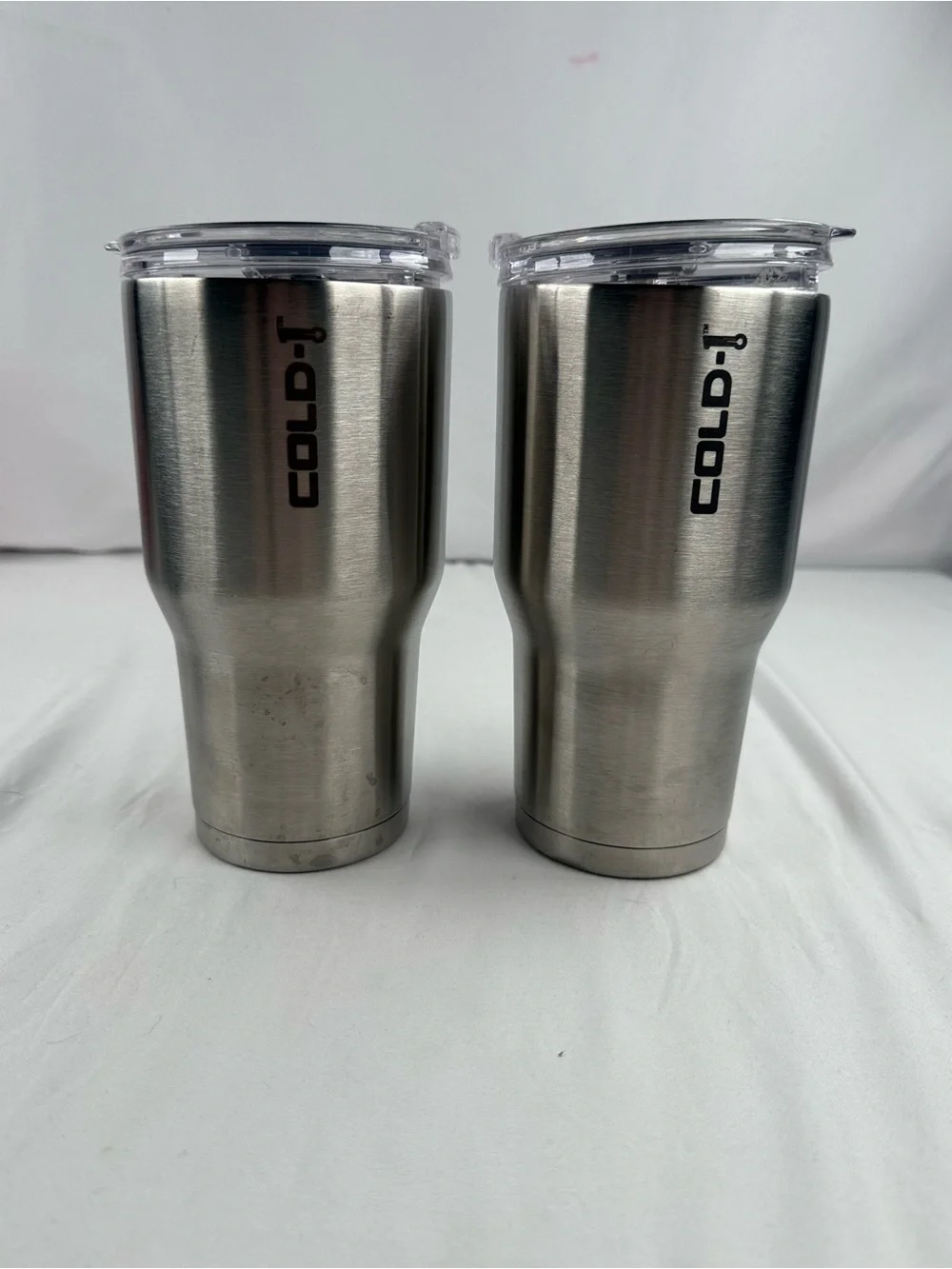 Reduce Set of 2 BPA Free Cold-I Stainless Steel Insulated Tumbler - Silver