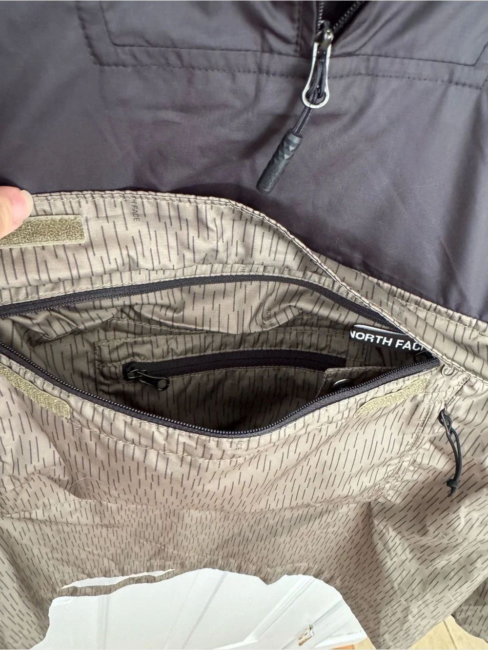 The North Face lightweight hooded