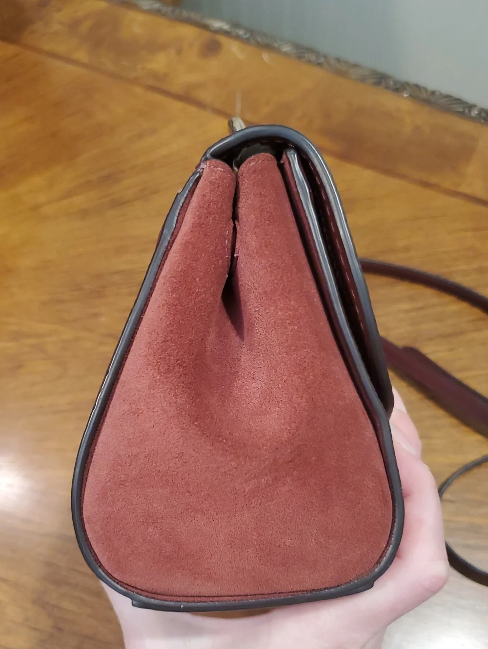 Like NEW Coach Striped Faye Crossbody Bag